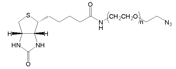 N3-PEG-Biotin；叠氮基-聚乙二醇-生物素；Azide-PEG-Biotin