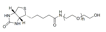 Biotin-PEG-OH；α-生物素-ω-羟基聚乙二醇；Biotin-PEG-Hydroxy