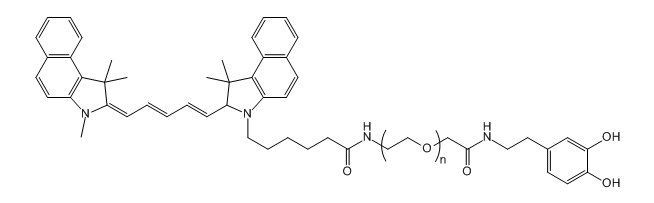 Cy5.5-PEG-DA；Cyanur5.5-PEG-Dopamine；花青素Cy5.5-聚乙二醇-多巴胺