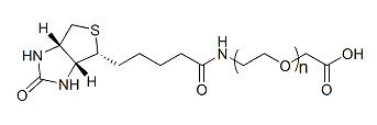 Biotin-PEG-COOH；α-生物素-ω-羧基聚乙二醇；Biotin-PEG-Acid