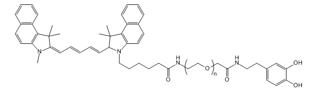 Cy5.5-PEG-DA；Cyanur5.5-PEG-Dopamine；花青素Cy5.5-聚乙二醇-多巴胺