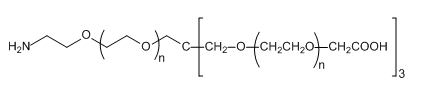 4-ArmPEG-(3COOH-1NH2)；四臂聚乙二醇-（3臂羧基-1臂氨基）