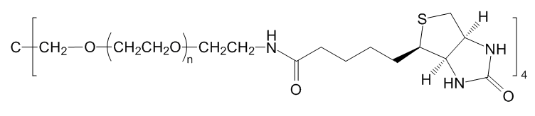 4-ArmPEG-Biotin；四臂聚乙二醇生物素