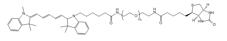 Cy5-PEG-Biotin；CY5-聚乙二醇-生物素；应用于医学研究
