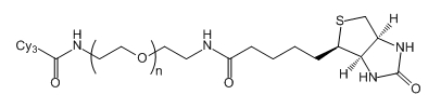 Cy3-PEG-Biotin；Cy3-聚乙二醇-生物素；应用于医学研究