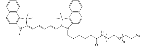 CY5.5-PEG-N3；CY5.5-PEG-Azide；CY5.5-聚乙二醇-叠氮基