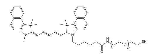 CY5.5-PEG-SH；CY5.5-聚乙二醇-巯基；应用于医学研究
