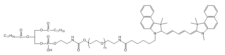 DSPE-PEG-CY5.5；二硬脂酰基磷脂酰乙醇胺-聚乙二醇-CY5.5