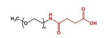  mPEG-SAA；mPEG-Succinamide Acid；甲氧基聚乙二醇琥珀酰胺酸