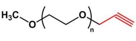mPEG-Alkyne；mPEG-Alk；甲氧基聚乙二醇丙炔
