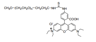 mPEG-Rhodamine B，甲氧基聚乙二醇罗丹明，mPEG-Rhodamine B