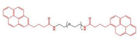 Pyrene-PEG-Pyrene，二芘丁酸聚乙二醇，聚乙二醇二芘丁酸