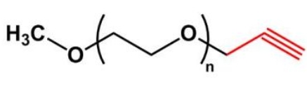 mPEG-Alkyne；mPEG-Alk；甲氧基聚乙二醇丙炔 
