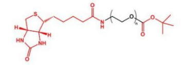 Biotin-PEG-COOtBu；生物素聚乙二醇叔丁酯；Biotin-PEG-TERT