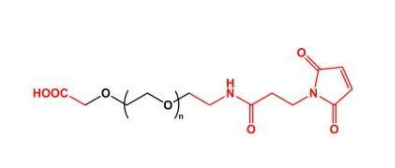 COOH-PEG-MAL；羧基聚乙二醇马来酰亚胺 ；Maleimide-PEG-COOH