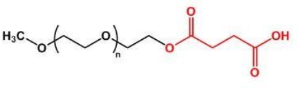 mPEG-SA；mPEG-Succinic Acid；甲氧基聚乙二醇丁二酸 