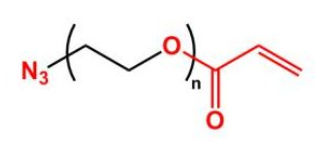 N3-PEG-AC；叠氮聚乙二醇丙烯酸酯；AC-PEG-Azide