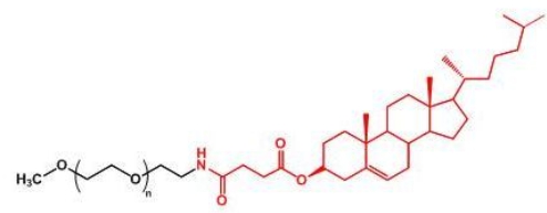  mPEG-Cholesterol；甲氧基聚乙二醇胆固醇