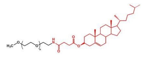 mPEG-Cholesterol； mPEG-CLS；甲氧基PEG胆固醇