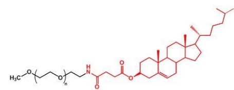 mPEG-Cholesterol；mPEG-CLS；甲氧基聚乙二醇胆固醇