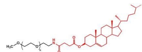 mPEG-Cholesterol ；mPEG-CLS；甲氧基聚乙二醇胆固醇