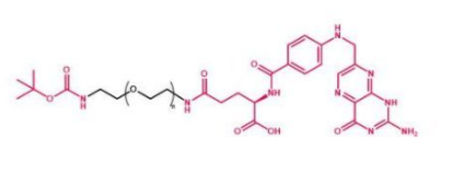 Boc-NH-PEG-Folate；叔丁氧羰基聚乙二醇叶酸；Boc-NH-PEG-FA