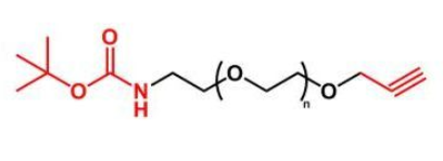 BOC-NH-PEG-Alkyne；叔丁氧羰基聚乙二醇炔；Alkyne-PEG-NH-BOC