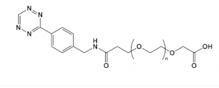 Tetrazine-PEG-COOH  四嗪-聚乙二醇-羧基