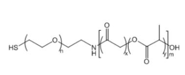 PLGA-PEG-SH；聚乳酸羟基乙酸共聚物聚乙二醇巯基