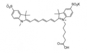 diSulfo-Cy7 Carboxylic Acid(Methyl)/水溶性Cy7 COOH，二磺酸基Cy7-羧基(甲基)