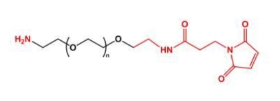 NH2-PEG-MAL； MAL-PEG-NH2；氨基聚乙二醇马来酰亚胺