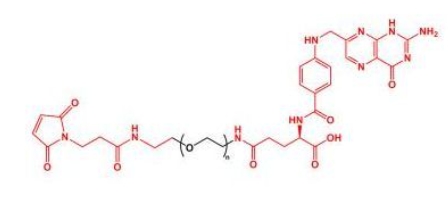 MAL-PEG-FA； Folate-PEG-Mal；叶酸聚乙二醇马来酰亚胺 