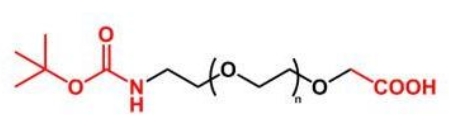 BOC-NH-PEG-COOH;叔丁氧羰基聚乙二醇羧基 BOC-NH-PEG-COOH;叔丁氧羰基聚乙二醇羧基