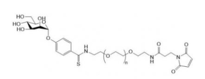产品名称	甘露糖聚乙二醇马来酰亚胺 Mannose-PEG-Maleimide 目录号	405405 中文名称	甘露糖聚乙二醇马来酰亚胺 英文名称	Mannose-PEG-Maleimide 分子量	3400 CAS	N/A 溶解度	有机溶剂 存储条件	-20°干燥避光 保存时间	一年 产品信息        关于我们： 西安齐岳生物科技有限公司是国内的PEG供应商，可以提供不同分子量的PEG衍生物，小分子PEG的循环节可以做到1-36个，高分子PEG分子量从1000-40000不等，产品分类氨基异双聚乙二醇、羧基异双聚乙二醇、巯基异双聚乙二醇、羟基异双聚乙二醇、马来酰亚胺异双聚乙二醇、叠氮异双聚乙二醇、磷脂异双聚乙二醇、活性酯异双聚乙二醇、长脂肪链聚乙二醇（C12/C18）、生物素异双聚乙二醇、叶酸异双聚乙二醇、叔丁酯异双聚乙二醇、硅烷异双聚乙二醇、醛基异双聚乙二醇、炔烃异双聚乙二醇、甘露糖聚乙二醇,产品纯度高达98%以上。  产品名称 甘露糖聚乙二醇磷脂 Mannose-PEG-DSPE 叶酸聚乙二醇羧基 FA-PEG-COOH 马来酰亚胺聚乙二醇巯基吡啶 MAL-PEG-OPSS 磷脂聚乙二醇甘露糖 DSPE-PEG-Mannose 荧光素聚乙二醇羟基 FITC-PEG-OH 叶酸聚乙二醇巯基
