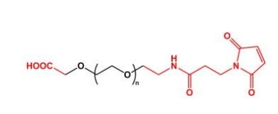 MAL-PEG-COOH Maleimide-PEG-COOH  羧基聚乙二醇马来酰亚胺