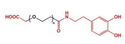 COOH-PEG-Dopamine Dopamine-PEG-COOH 羧基聚乙二醇多巴胺