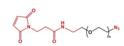  N3-PEG-MAL MAL-PEG-Azide	 马来酰亚胺聚乙二醇叠氮