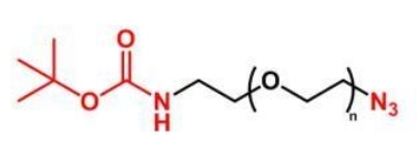 BOC-NH-PEG-N3 N3-PEG-NH-BOC 叔丁氧羰基聚乙二醇叠氮