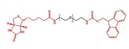 Biotin-PEG-NH-FMOC FMOC-NH-PEG-Biotin  生物素聚乙二醇芴甲氧羰基
