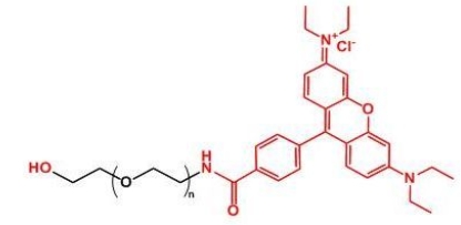 HO-PEG-Rhodamine RB-PEG-OH  罗丹明聚乙二醇羟基