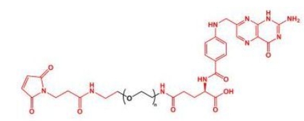MAL-PEG-FA Folate-PEG-Mal 叶酸聚乙二醇马来酰亚胺