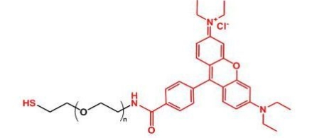 SH-PEG-Rhodamine RB-PEG-SH  罗丹明聚乙二醇巯基