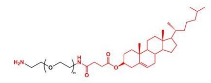  NH2-PEG-Cholesterol Cholesterol-PEG-NH2 氨基聚乙二醇胆固醇