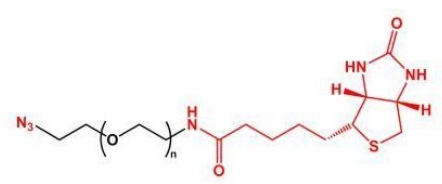Azide-PEG-Biotin Biotin-PEG-Azide 	叠氮聚乙二醇生物素
