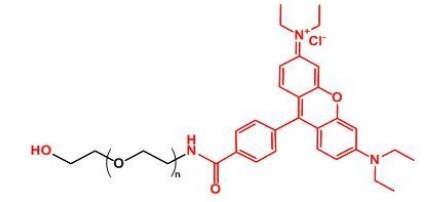 HO-PEG-Rhodamine RB-PEG-OH  罗丹明聚乙二醇羟基