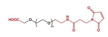 MAL-PEG-COOH Maleimide-PEG-COOH  羧基聚乙二醇马来酰亚胺