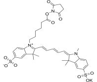 Sulfo-Cy5 NHS ester；磺酸基-Cy5-N-羟基琥珀酰亚胺酯