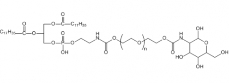 DSPE-PEG-Glucose 	磷脂-聚乙二醇-葡糖糖