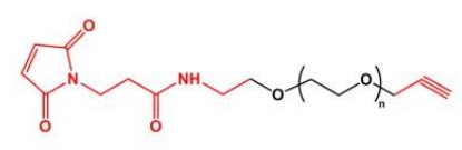 Alkyne-PEG-MAL MAL-PEG-ALK	马来酰亚胺聚乙二醇炔