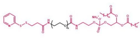  DSPE-PEG-OPSS OPSS-PEG-DSPE	磷脂聚乙二醇巯基吡啶